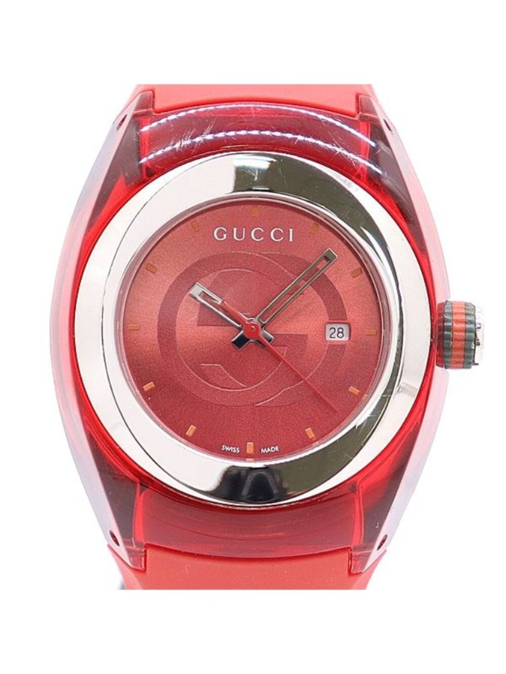 Gucci Date Red Dial Watch